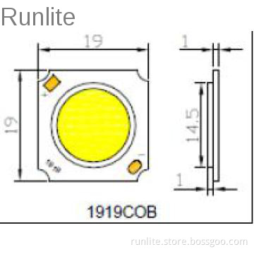 1919 COB LED DIODE Cool White